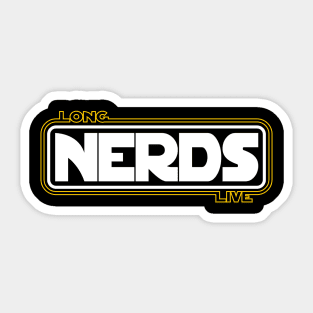 Long Live Nerds! Sticker